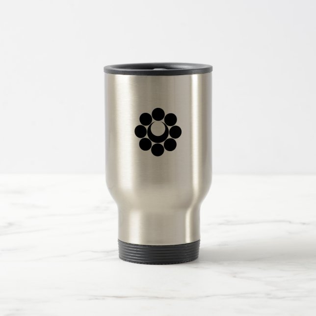 Crescent Moon with Eight Stars Travel Mug (Center)