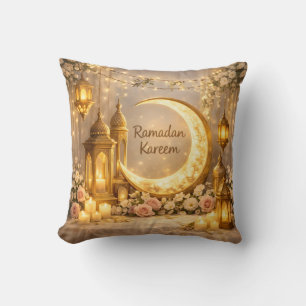 Crescent Of Light And Peace - Cushion