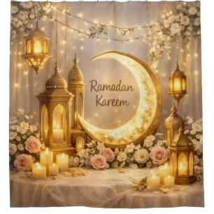 Crescent Of Light & Peace - Shower Curtain