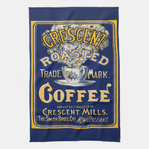 Crescent Roasted Coffee Tea Towel
