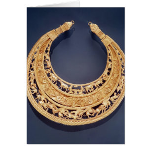 Crescent shaped pectoral from Tolstaya Mogila