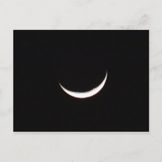 Crescent Winter Moon Postcard