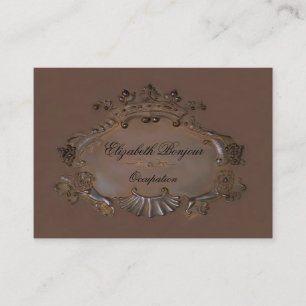Crest ~ Business Card / Emblem Royal Crown LARGE