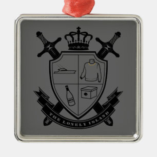 Crest Metal Tree Decoration