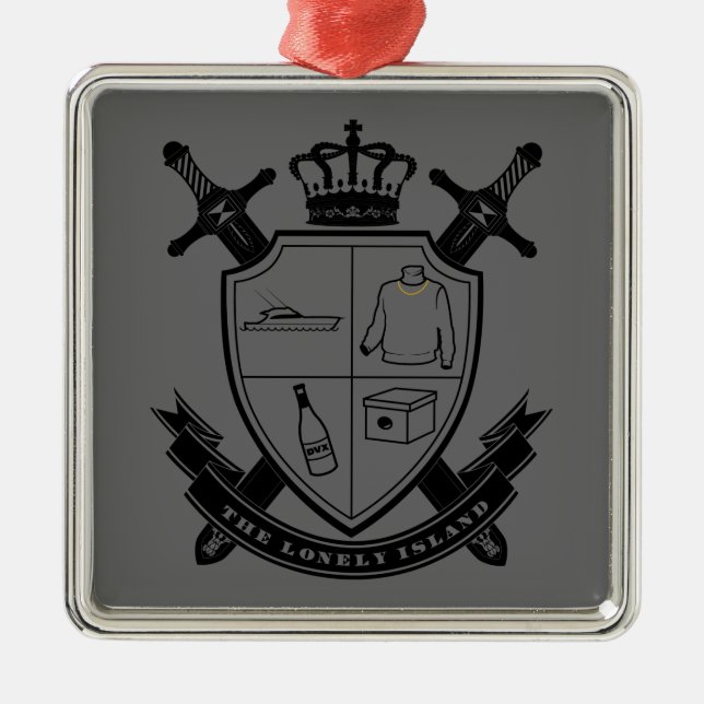 Crest Metal Tree Decoration (Front)