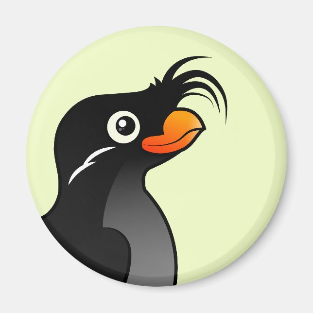 Crested Auklet Magnet (Front)