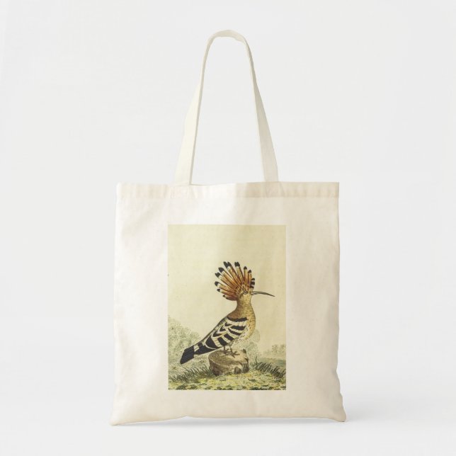 Crested Bird Tote Bag (Front)