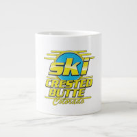 Crested Butte Colorado 80s ski logo