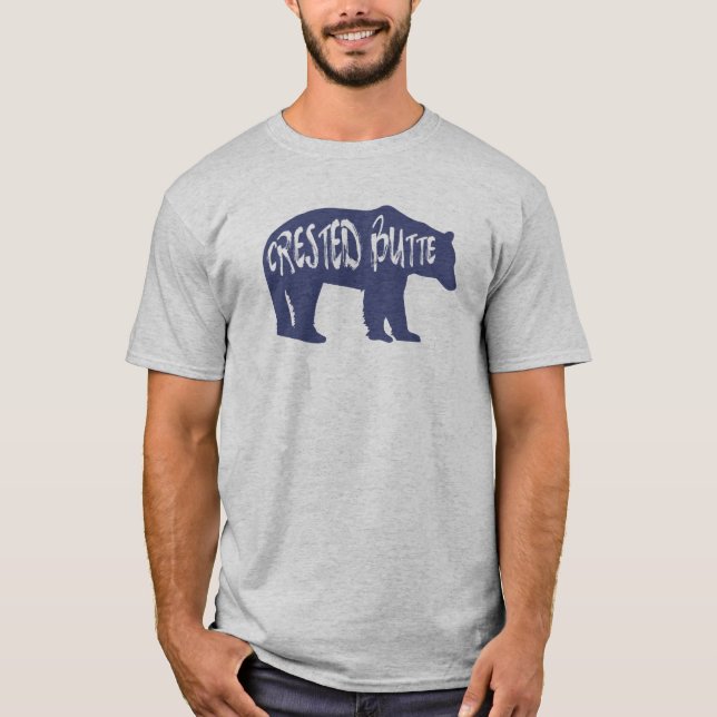 Crested Butte Colorado Bear T-Shirt (Front)