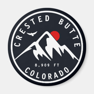 Crested Butte Colorado - Camping Skiing Souvenirs Magnet