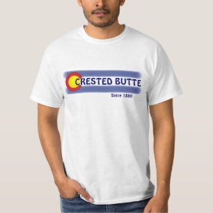 Crested Butte Colorado local flag value tee