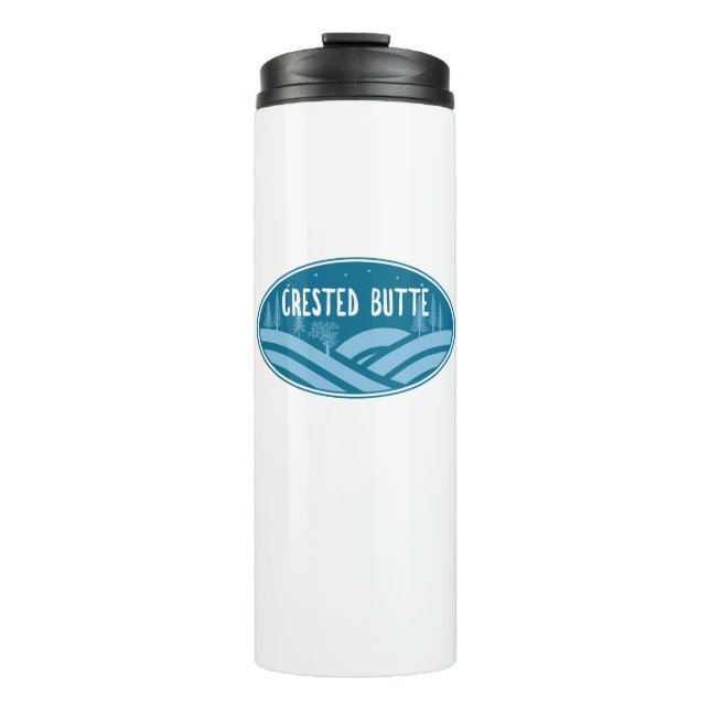 Crested Butte Colorado Outdoors Thermal Tumbler (Front)