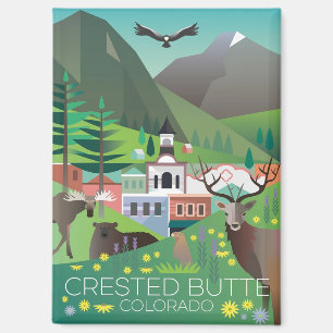 Crested Butte, Colorado Refrigerator Magnet