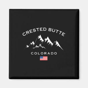 Crested Butte Colorado Ski Resort Rocky Mountains  Magnet