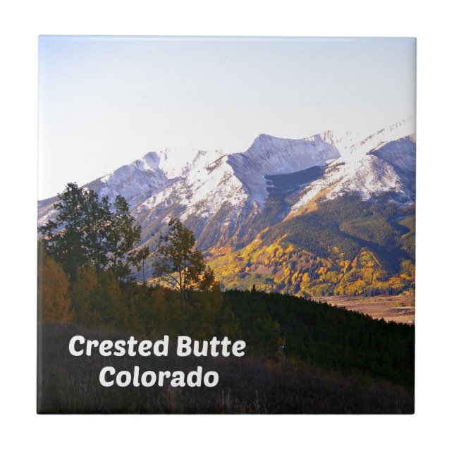 Crested Butte, Colorado Tile (Front)