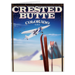 Crested Butte Colorado travel poster