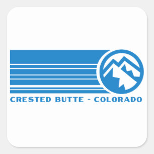 Crested Butte Mountain Resort Colorado Square Sticker