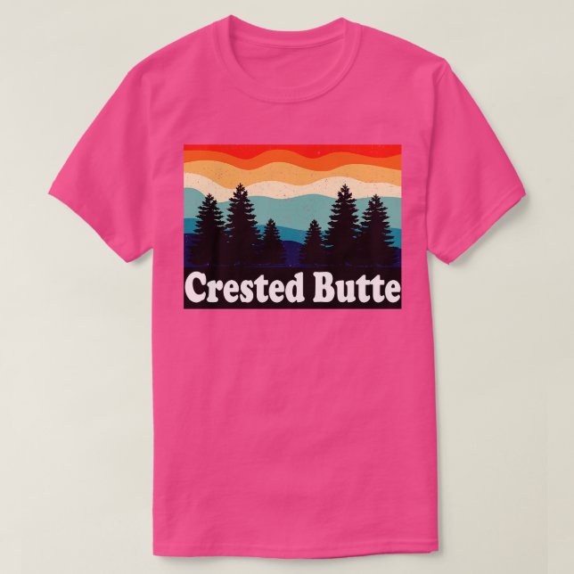 Crested Butte Retro T-Shirt (Design Front)