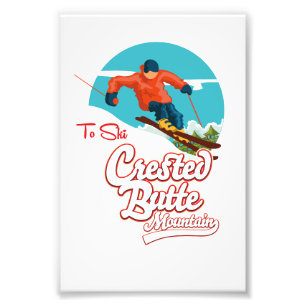 Crested Butte to ski Photo Print