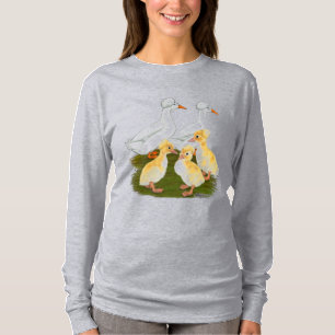Crested Duck Family T-Shirt