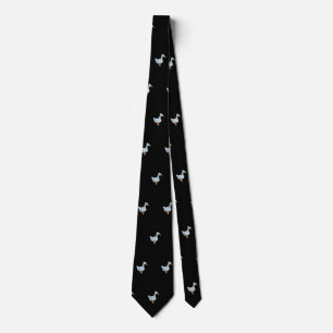 Crested duck white tie