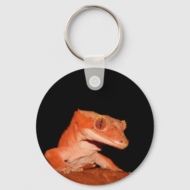 crested gecko key ring (Front)
