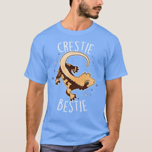 Crested Gecko Lizard Reptile Crestie Bestie T-Shirt