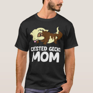 Crested Gecko Mum Lizard Reptile Mother Crested Ge T-Shirt