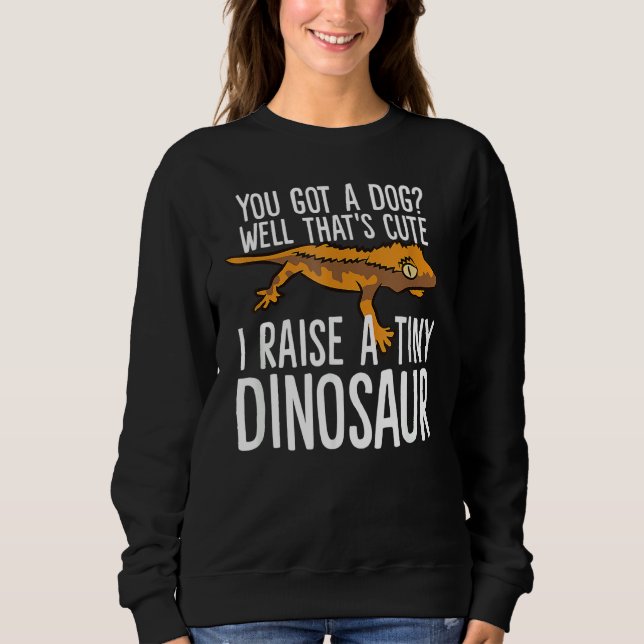 Crested Gecko Owner Crested Gecko Pet Crested Geck Sweatshirt (Front)