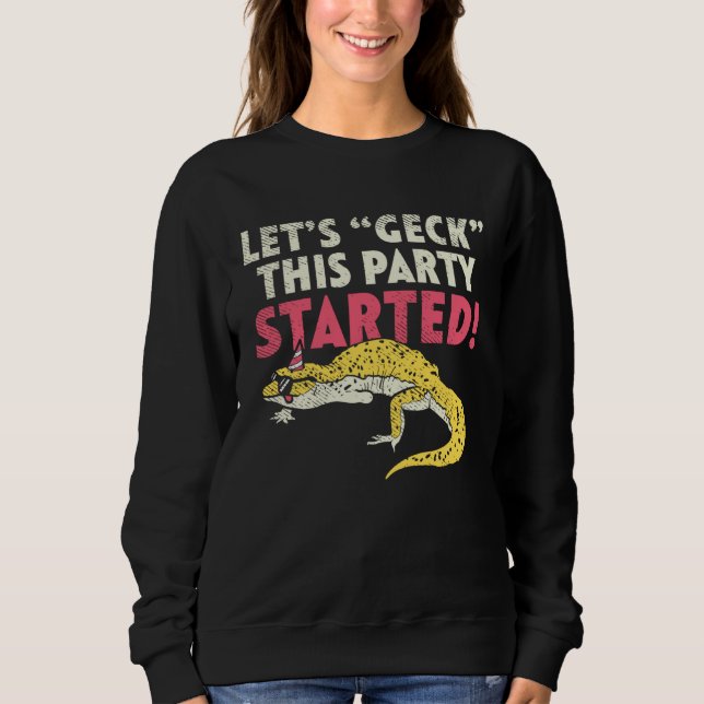 Crested Gecko Sweatshirt (Front)