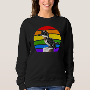 Crested Kingfisher Rainbow Bird Songbird Diversity Sweatshirt
