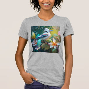 Crested Teal Winged Jay T-Shirt