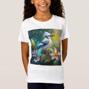 Crested Teal Winged Jay T-Shirt