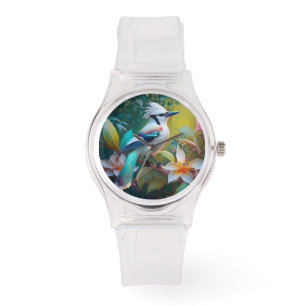 Crested Teal Winged Jay Watch