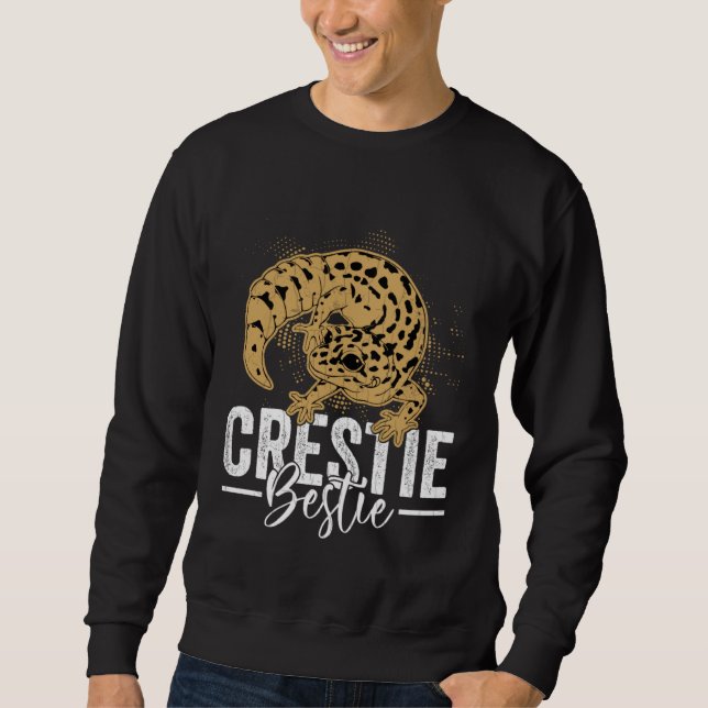 Crestie Bestie  Reptiles  Reptile Owner Graphic Sweatshirt (Front)
