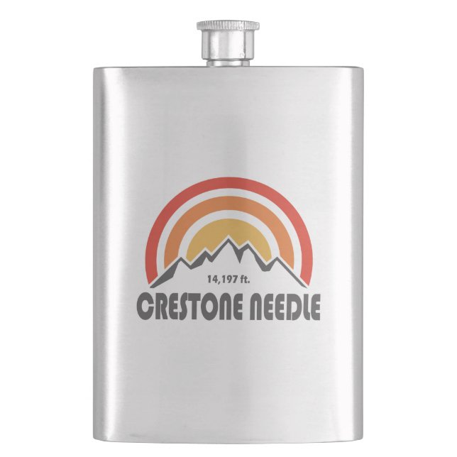 Crestone Needle Hip Flask (Front)