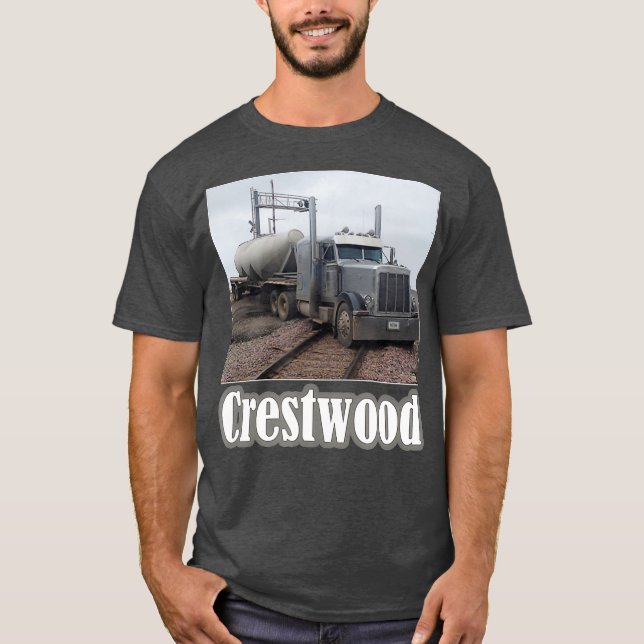 Crestwood Kentucky KY Tourism Semi Stuck on _12 T-Shirt (Front)
