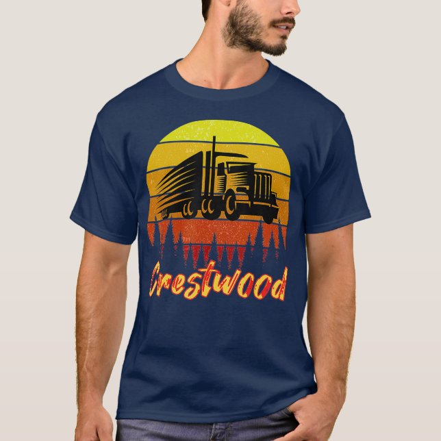 Crestwood Kentucky KY Tourism Semi Stuck on _14 T-Shirt (Front)