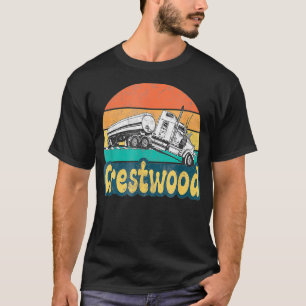 Crestwood Kentucky KY Tourism Semi Stuck on Railro T-Shirt