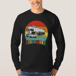 Crestwood Kentucky Ky Tourism Semi Stuck On Railro T-Shirt