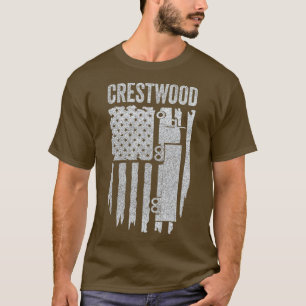 Crestwood Kentucky KY Tourism Semi Stuck on T-Shirt