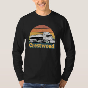 Crestwood Semi Truck Stuck On Railroad Tracks T-Shirt