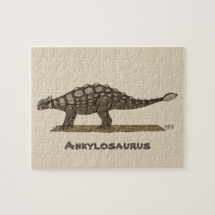 Cretaceous Dinosaur Ankylosaurus Jigsaw Puzzle