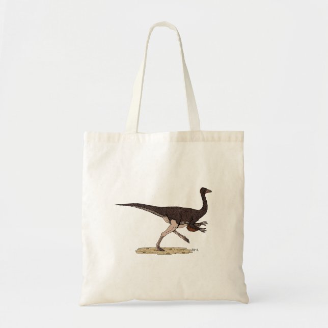 Cretaceous Dinosaur Ornithomimus Tote Bag (Front)
