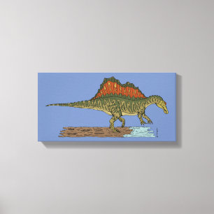Cretaceous Dinosaur Spinosaurus Canvas Print