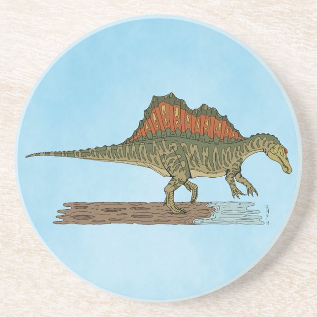 Cretaceous Dinosaur Spinosaurus Coaster (Front)