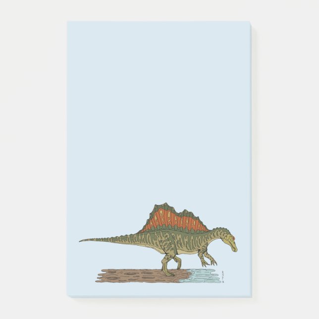 Cretaceous Dinosaur Spinosaurus Post-it Notes (Front)