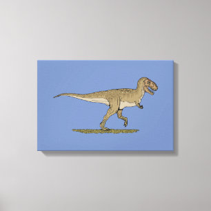 Cretaceous Dinosaur Tyrannosaurus rex Canvas Print