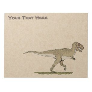 Cretaceous Dinosaur Tyrannosaurus rex Notepad