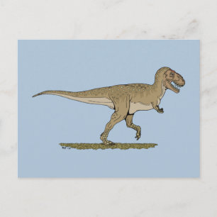 Cretaceous Dinosaur Tyrannosaurus rex Postcard